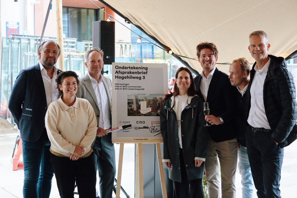 Afsprakenbrief ondertekend voor transformatie Hogehilweg 3